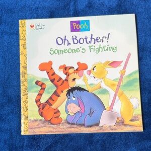 Golden Books Pooh Oh, Bother! Someone's Fighting